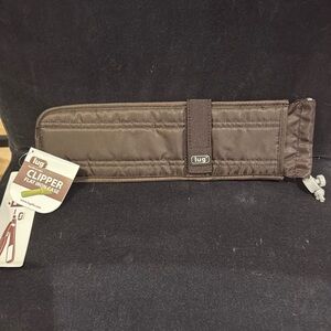 LUG Clipper Flat Iron Case Brown NWT
